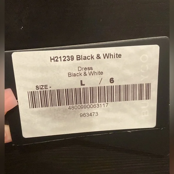 Black and white BURRYCO dress - Picture 5 of 6